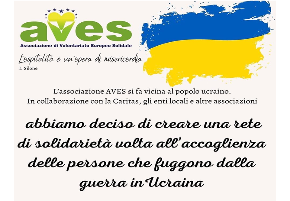 AVES si fa vicina al popolo ucraino.